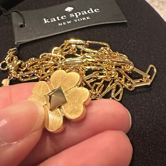 Kate Spade Gold Flower Necklace - Picture 4 of 6